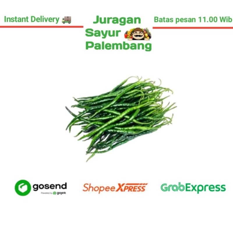 

Cabe ijo - Juragan Sayur Palembang