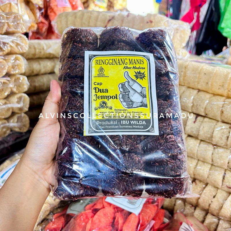 

RENGGINANG MANIS KETAN HITAM KHAS MADURA ( RENGGINANG KETAN HITAM RASA MANIS ) mentah