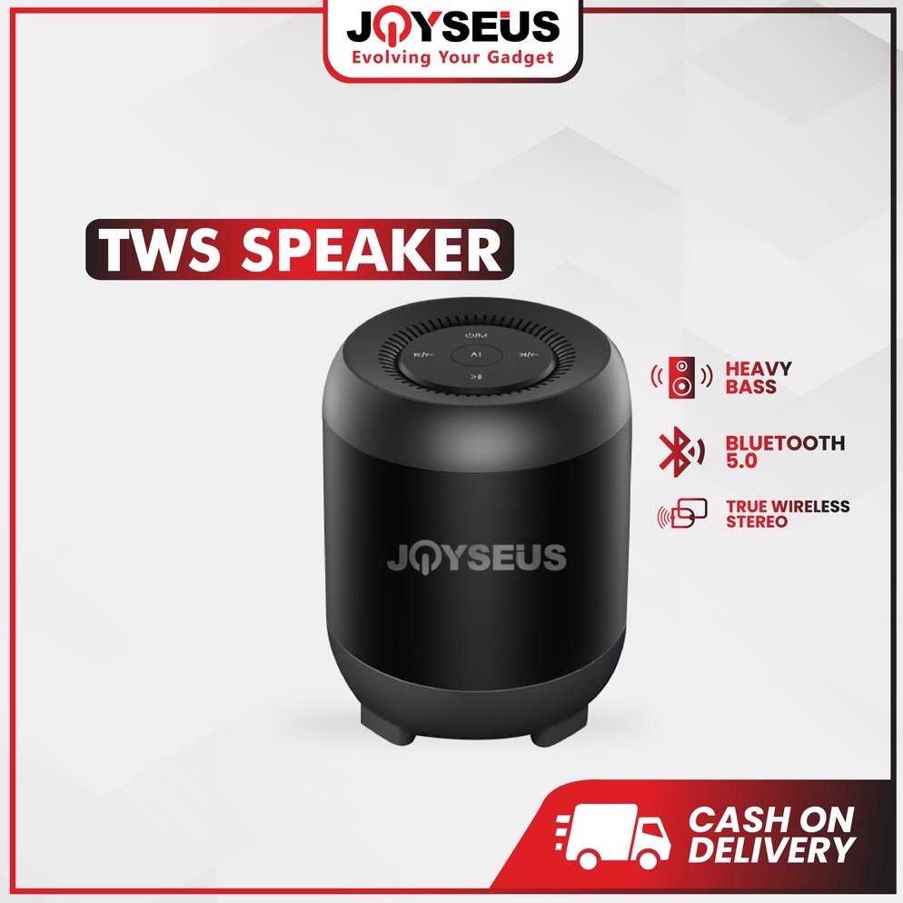 JOYSEUS Speaker Stereo Bluetooth Speaker 5 Portable Ultra Bass TWS Speaker ART Y7W5
