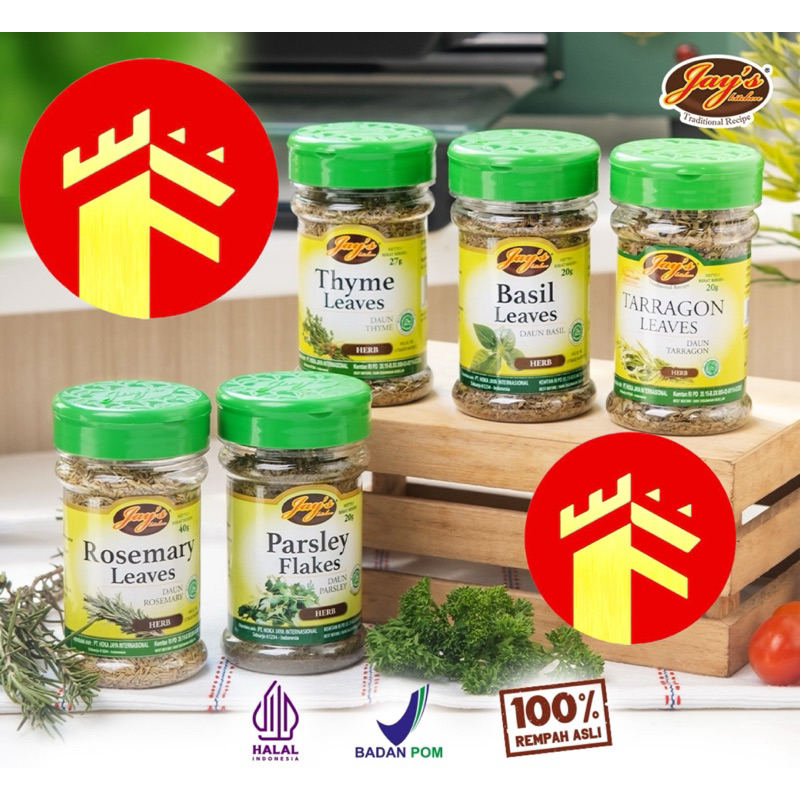 

JAY'S KITCHEN HERB OREGANO PARSLEY ROSEMARY THYME GARLIC BOTOL JAYS KITCHEN ALL VARIANT SEASONING