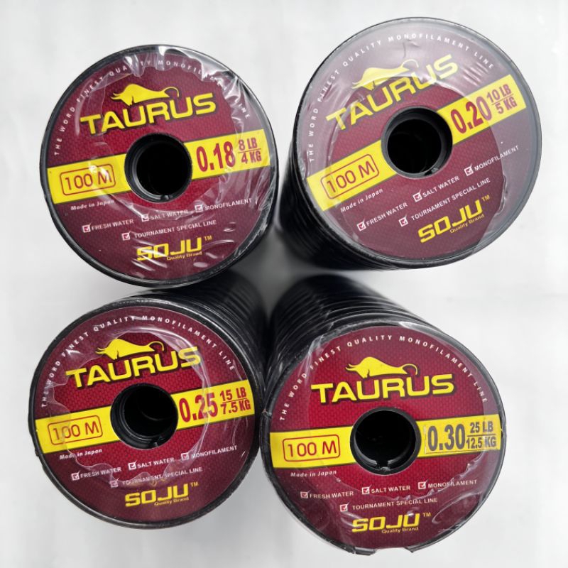 Senar pancing Taurus 100 Meter connecting - senar pancing murah anti kusut anti keriting