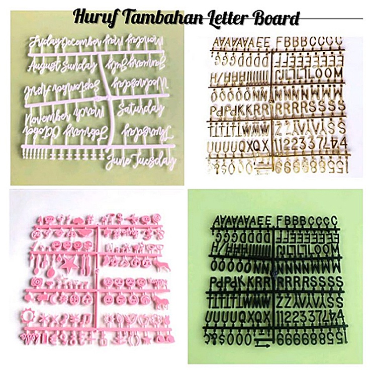 

Best Produk Murah 2 cm Huruf Tambahan untuk Letter Board Papan Nama Bayi Menu Cafe Properti Foto Extra Huruf untuk Papan Nama Bayi