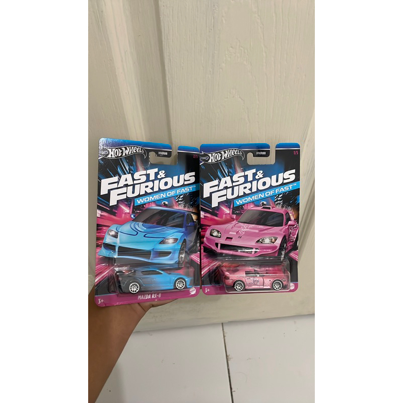 hot wheels fast & furious serie 3, dan women of fast S2000 pink dan Rx8 (Suki)