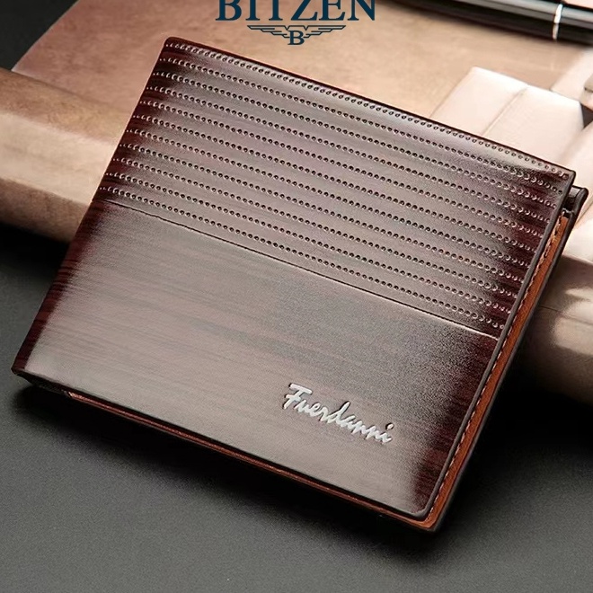 Terkini Bitzen  Dompet Lipat Kulit Pria