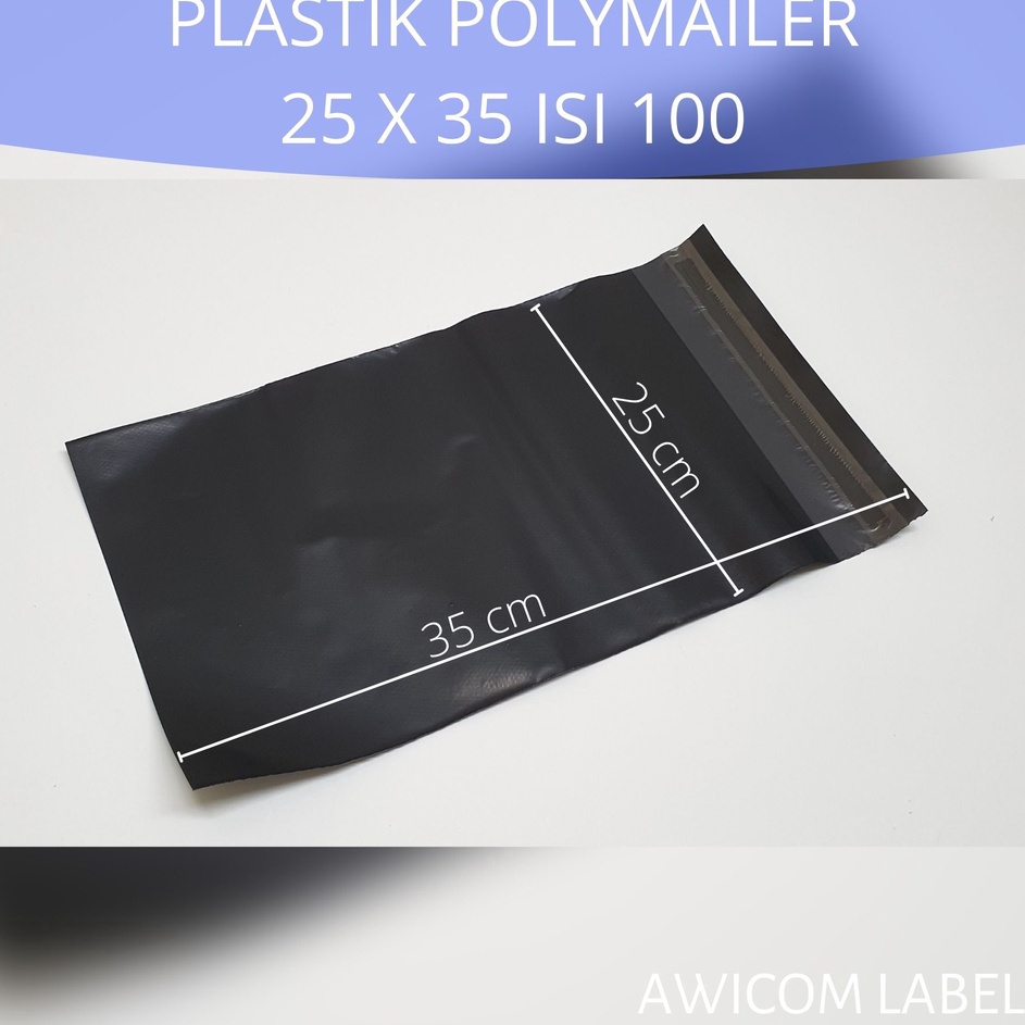 

Diskon 25x35 POLYMAILER Plastik Packing ukuran 25 x 35 cm isi 1