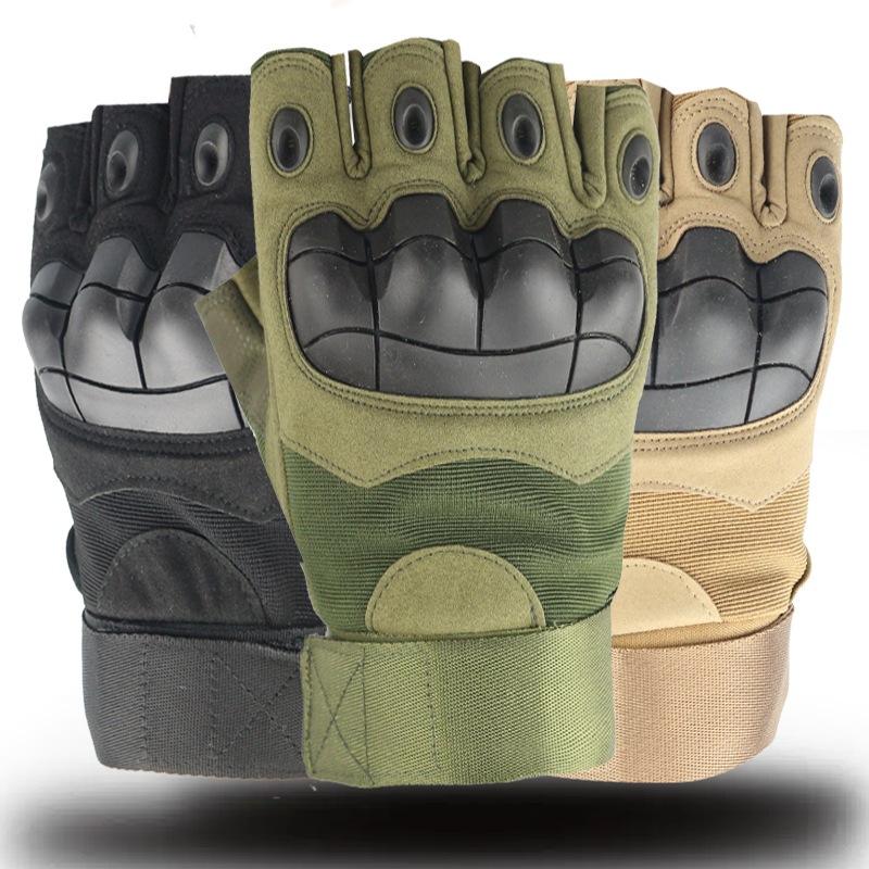 Sarung tangan setengah militer outdoor tactical glove motorcycle