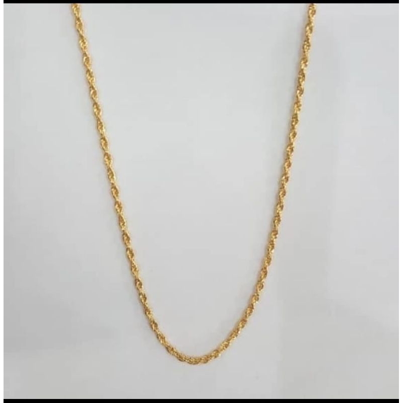 Kalung Korea Chain berat 1.5 Kadar emas 700 gram