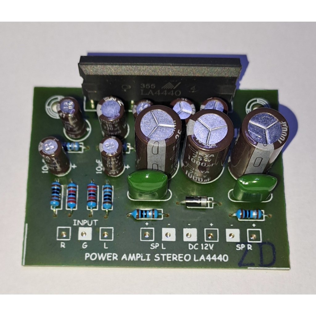Dreambrown_ Kit Power Ampli Mini Stereo La4440 Dc12V