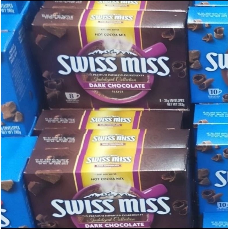 

Swiss miss hot cocoa mix Dark chocolate drink 283gr