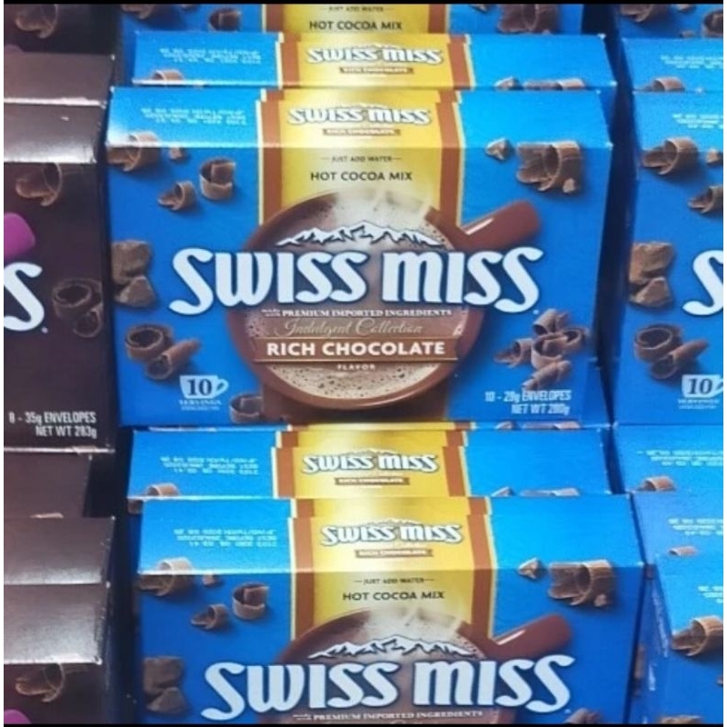 

Swiss miss hot cocoa mix rich chocolate drink 280gr