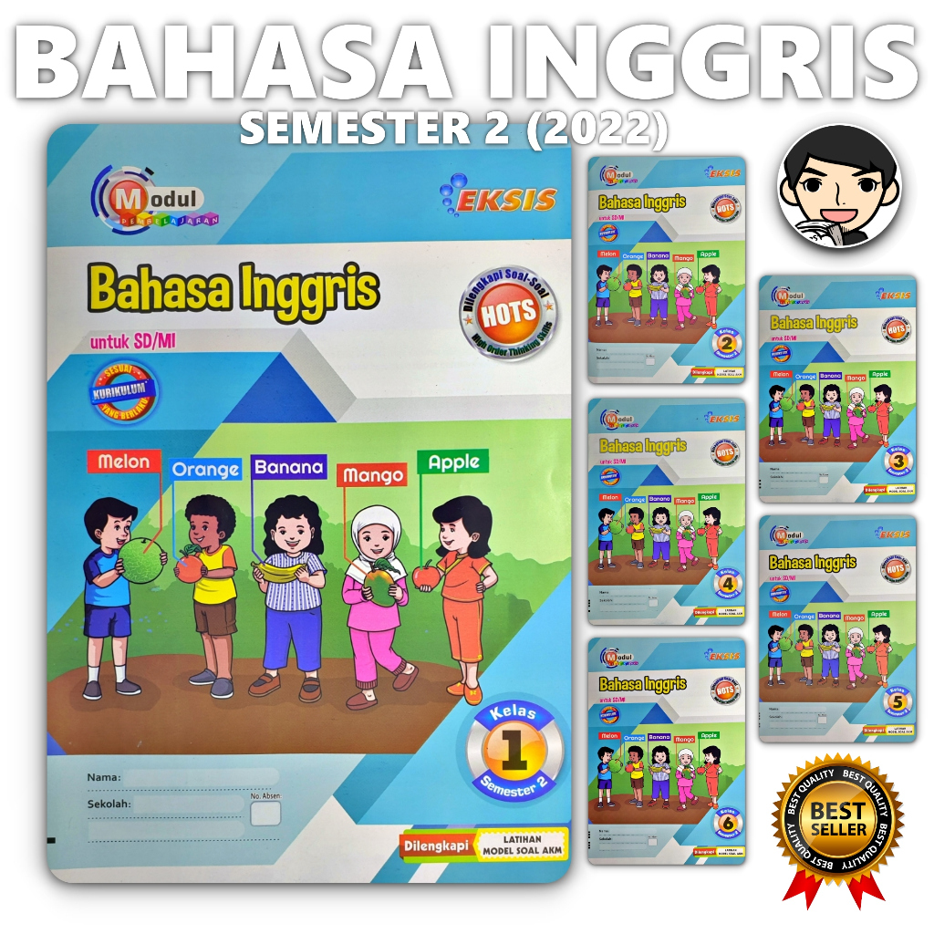 LKS BAHASA INGGRIS SD/ MI KELAS 1 2 3 4 5 6 SEMESTER 2 K13 | EKS