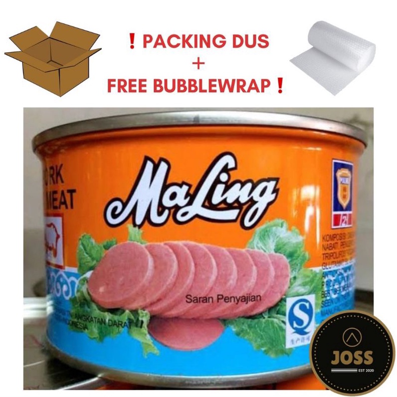 

COD Ham Maling TTS 397gr Kaleng Besar Original Exp September 225 NON HALAL