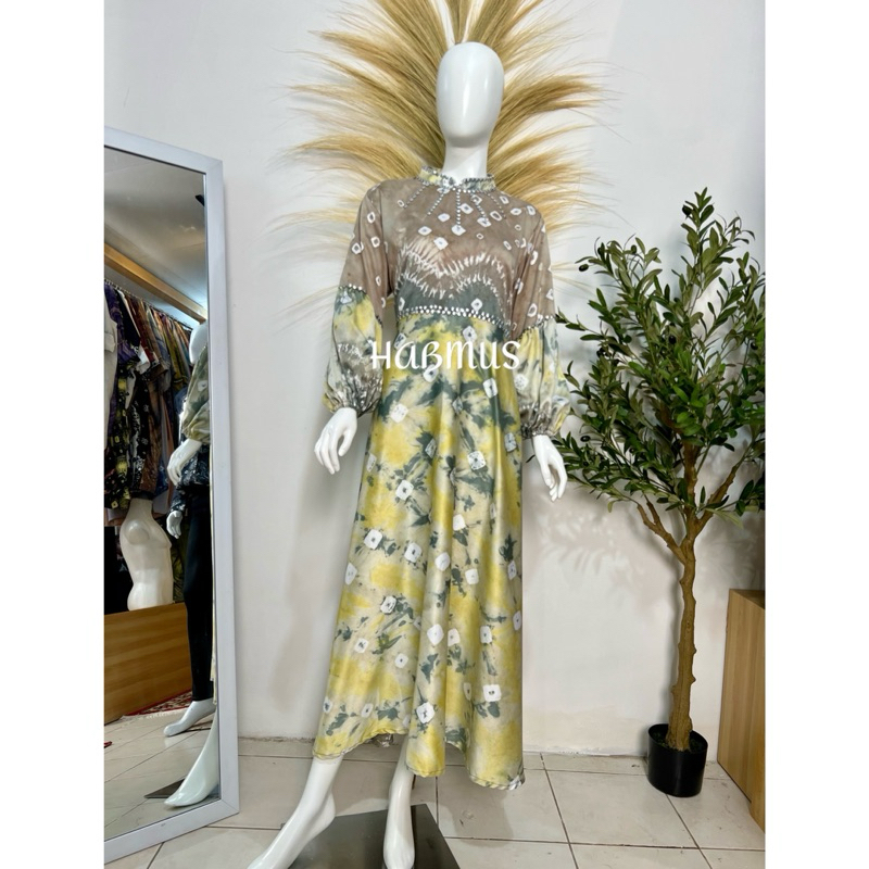 GAMIS JUMPUTAN PALEMBANG ASLI SUTRA SILK PECAH 8