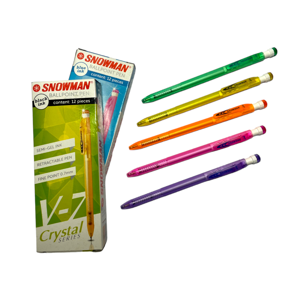 

Bolpen / pulpen / Ballpoint Pen Snowman V7 / V-7