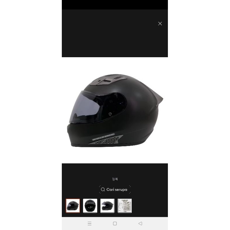 cargloss helm full face