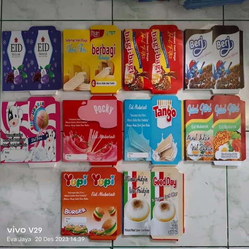 

[1 kg] Amplop Lebaran Jumbo Motif Snack Terbaru