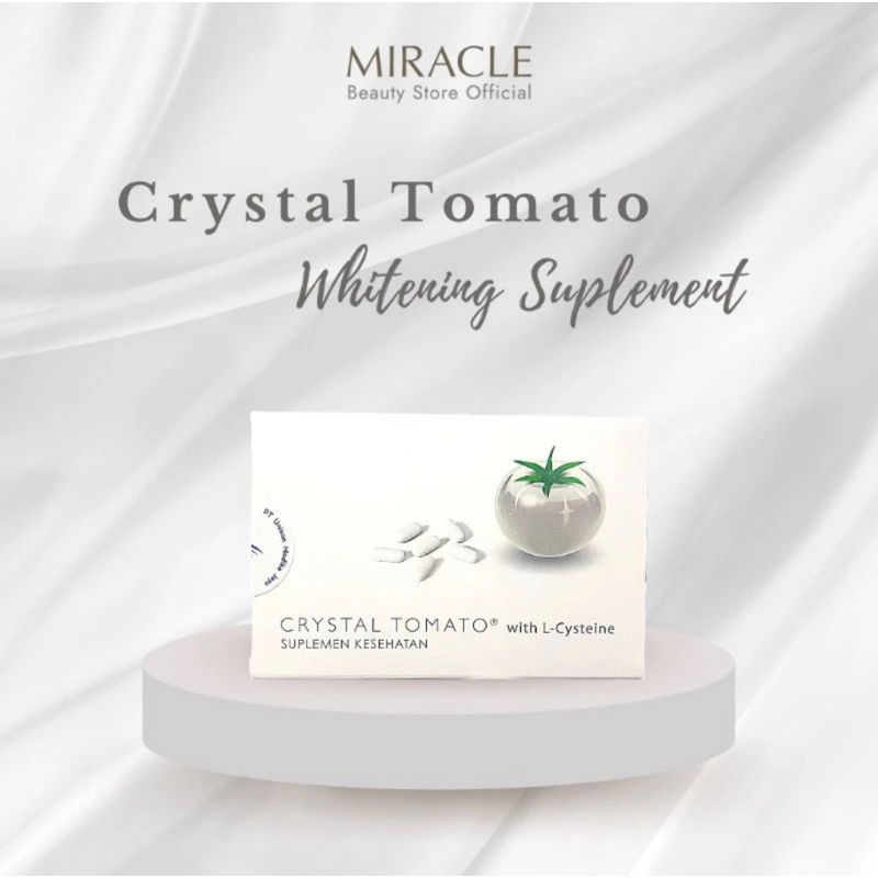 Crystal Tomato Whitening Suplement with L-Cysteine