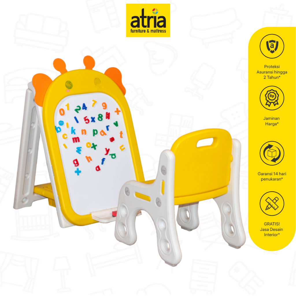 

Atria Papan Tulis Anak Giraffe Drawing Board