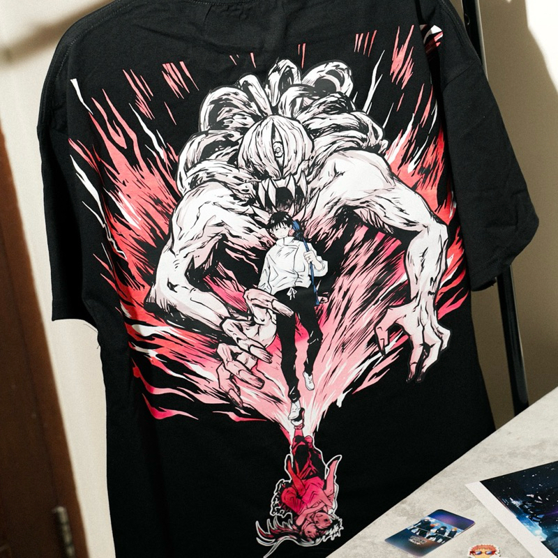 Yuta rika jujutsu kaisen kaos oversize AERO 200 GSM