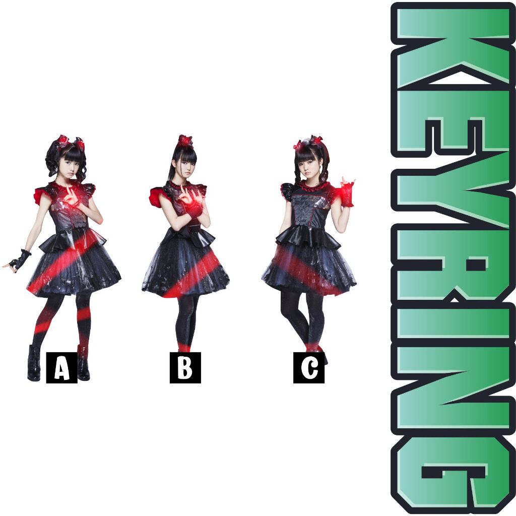 Keyring Figure Babymetal Gantungan Kunci Keychain Japan Rock