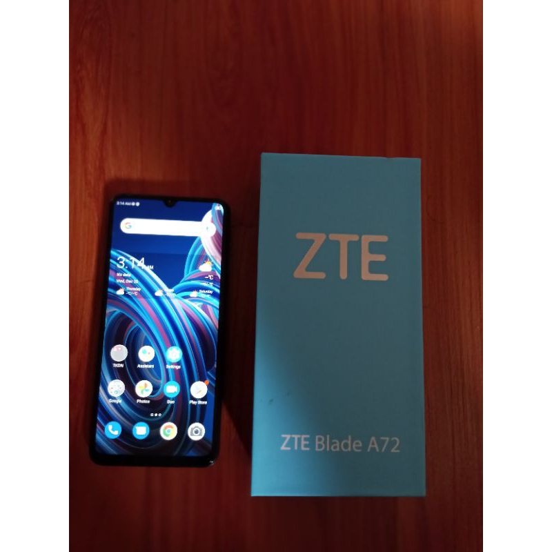 ZTE blade a72  second ram 3/128, warna grey