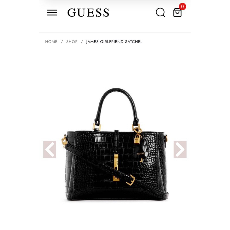 GUESS JAMES GIRLFRIEND SATCHEL