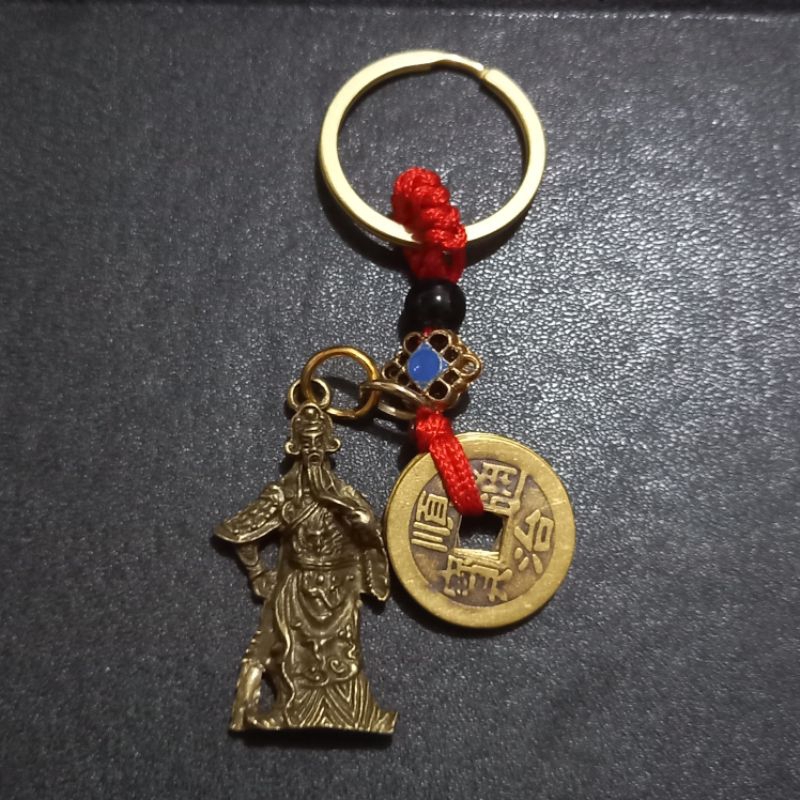 gantungan kunci fengshui kwankong