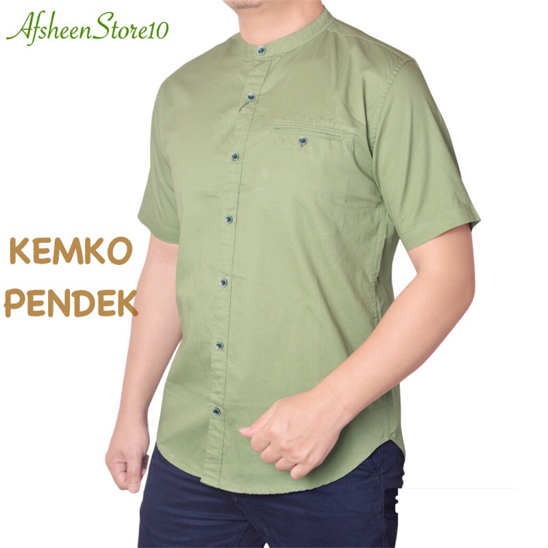 AGERA KEMKO Kemeja Koko Lengan Pendek Original Brand Agera