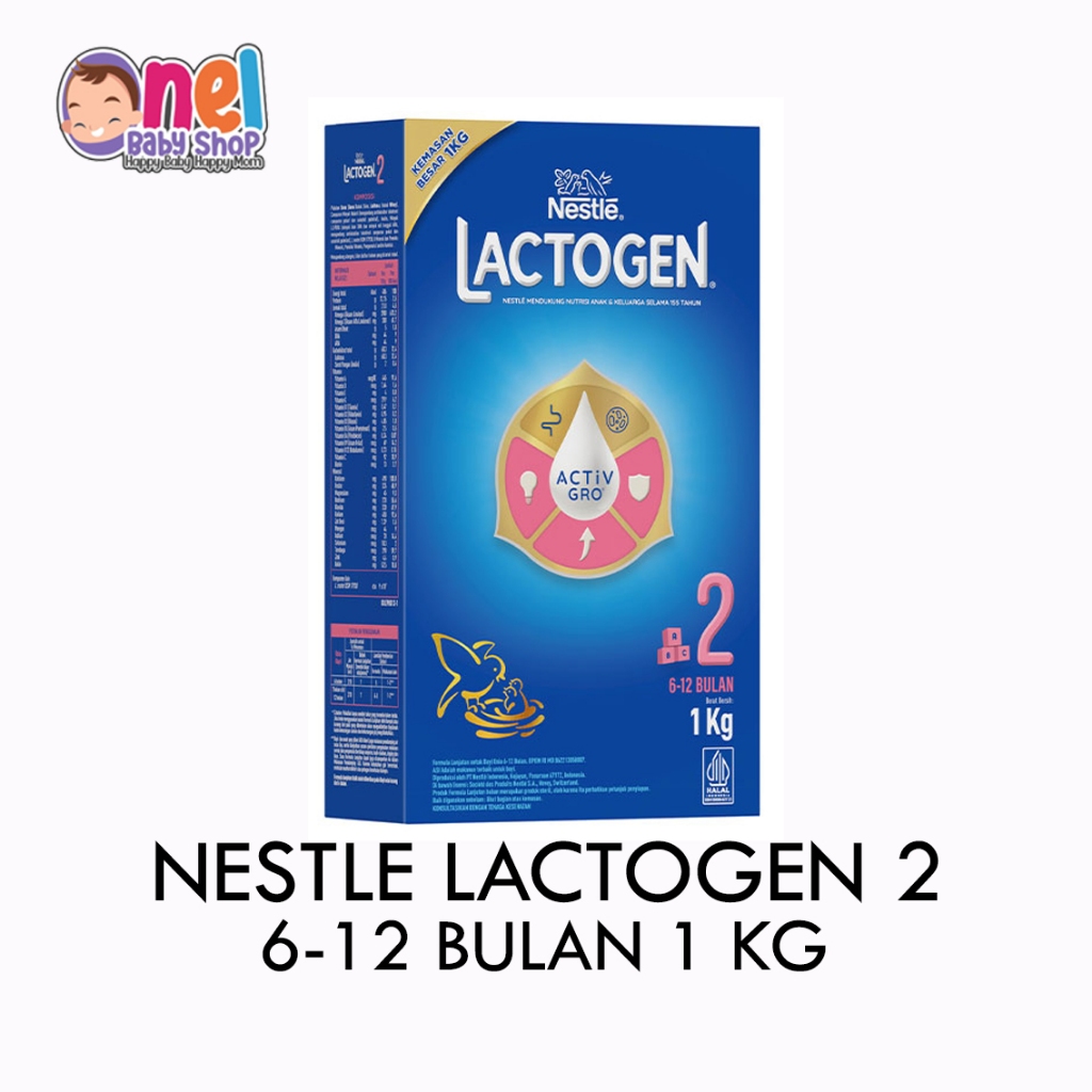 SUSU BAYI NESTLE LACTOGEN 2 6-12 BULAN 1KG