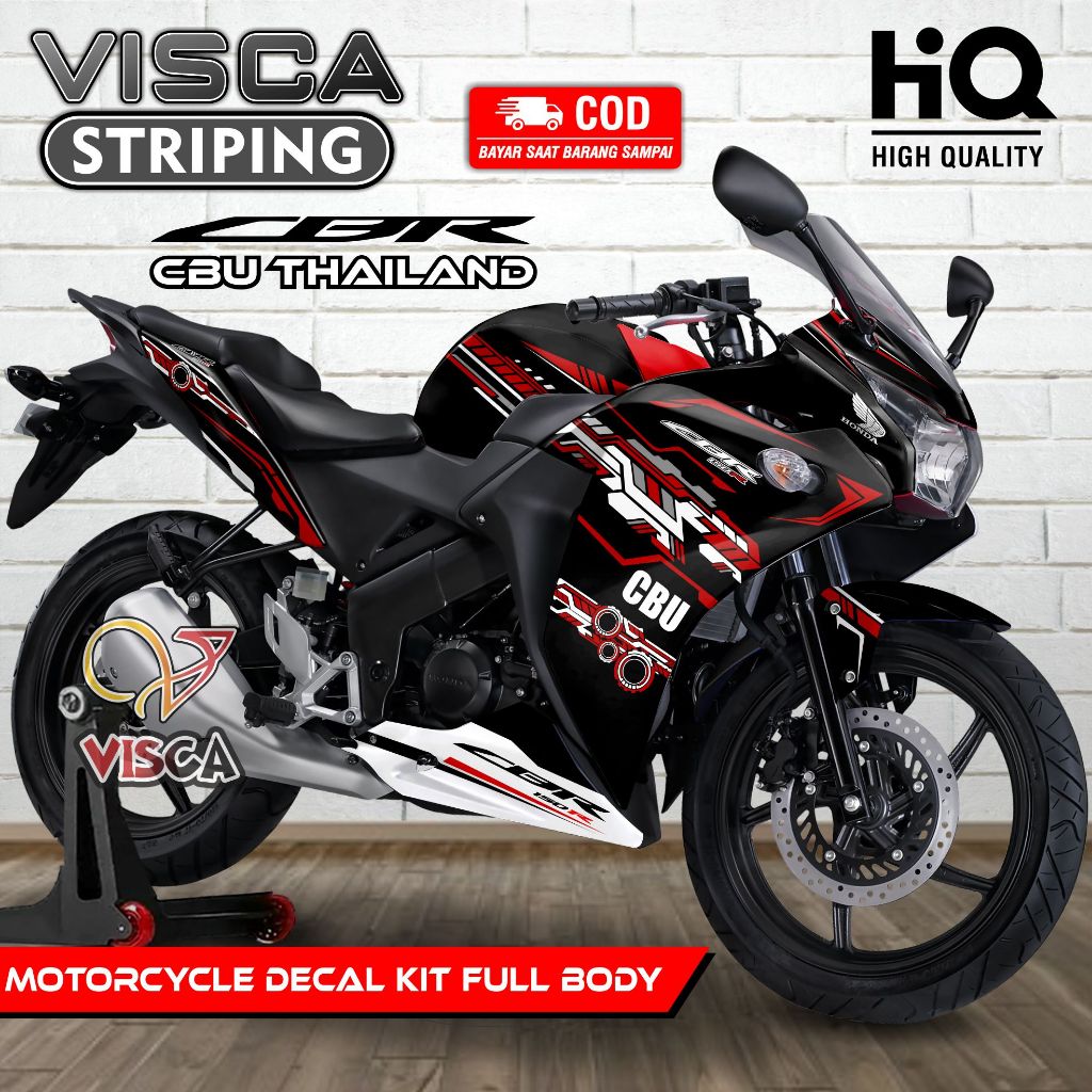 Decal CBR 150R CBU Thailand Full Body - Stiker Honda CBR 150R CBU Thailand - Dekal CBR 150R CBU Thai