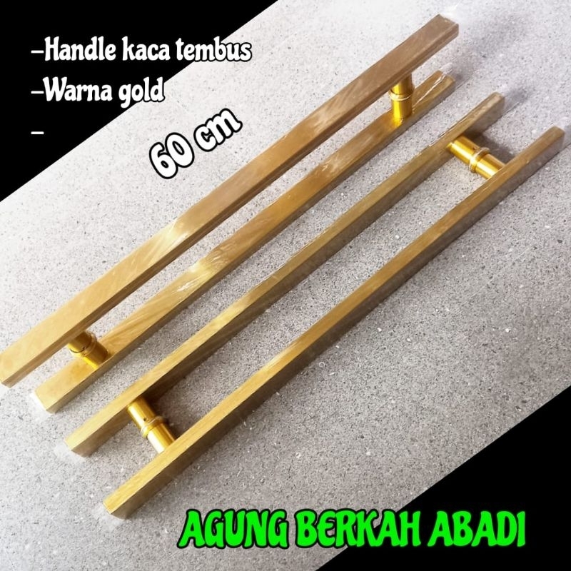 Gagang Pintu Kaca Tembus