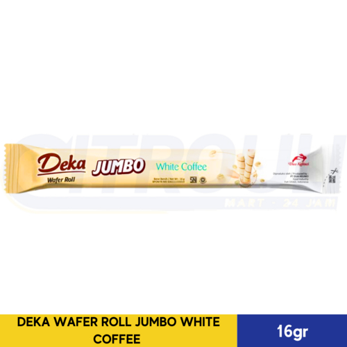 

DEKA WAFER ROLL JUMBO WHITE COFFEE 16gr