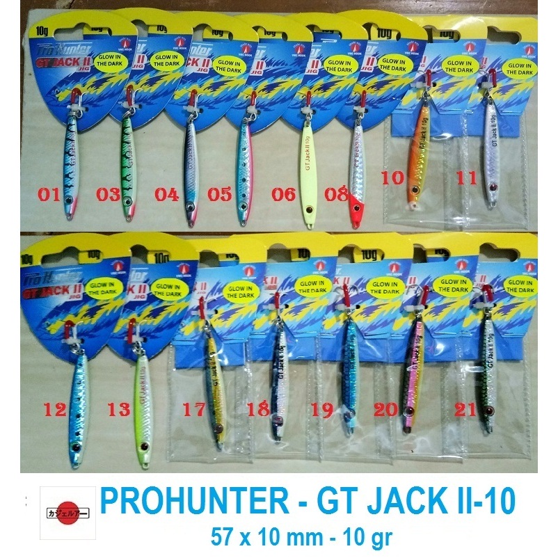 PRO HUNTER - GT JACK II-10 (metal jig)