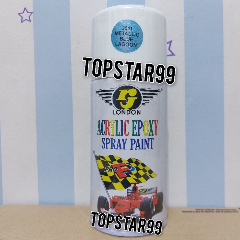 Pilok/Pylok/Cat Semprot Erje RJ 300cc Biru Metalic /Metalic Blue Lagoon (2511)