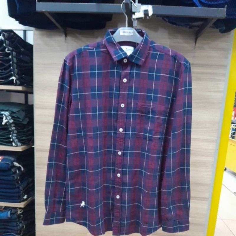 Lois | Kemeja Lengan Panjang Kotak Kotak