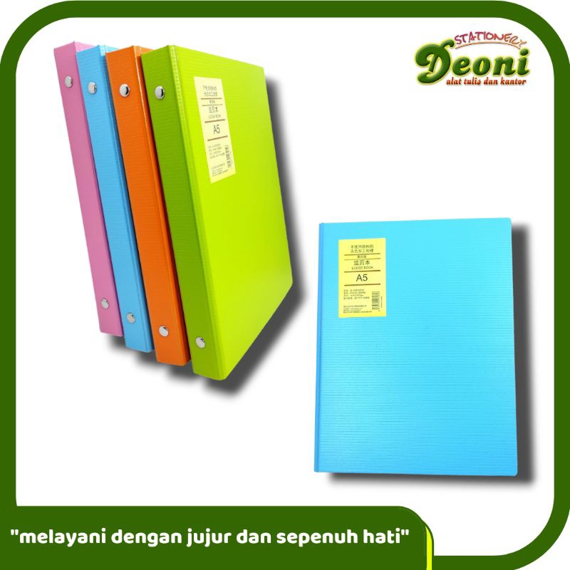 

Wengu Map Binder A5 Biru Orange Pink Hijau FPHY002