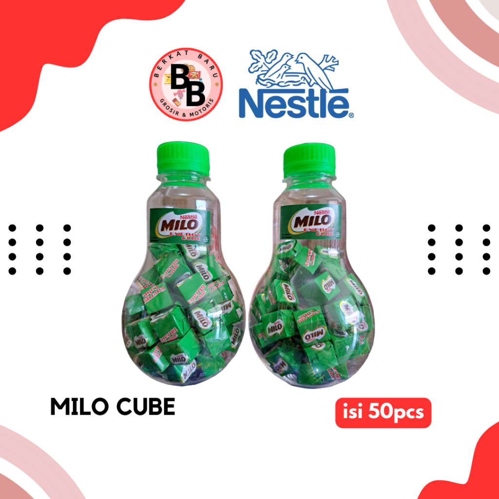 

[BB SNACK] MILO CUBE CHOCOLATE TOPLES BOHLAM ISI 50PCS
