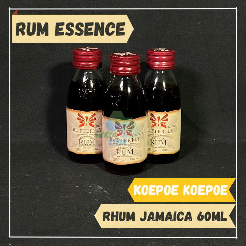 

Essence Rum 60ml Koepoe Koepoe / Campuran Perisan dan Pewarna / Jamaican Rhum / Butterfly Rum