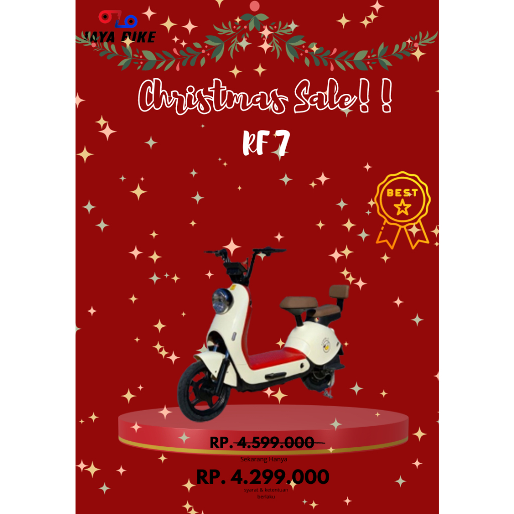 Sepeda Listrik Uwinfly RF 7 - Redfish 7