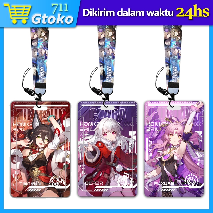 

ID Card Holder Lanyard Name Tag Honkai Star Rail Gantungan Kartu Nama