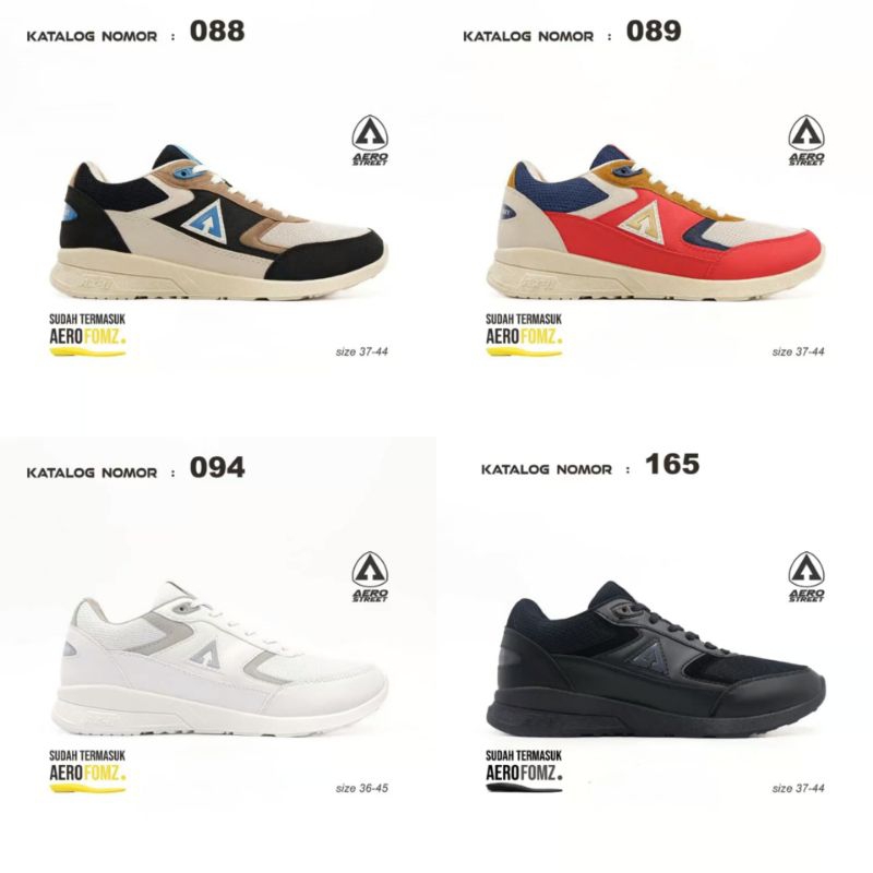 Aerostreet Osaka Vintage | Aerostreet Osaka Abu hitam | Aerostreet Osaka Abu Merah | Aerostreet Osak