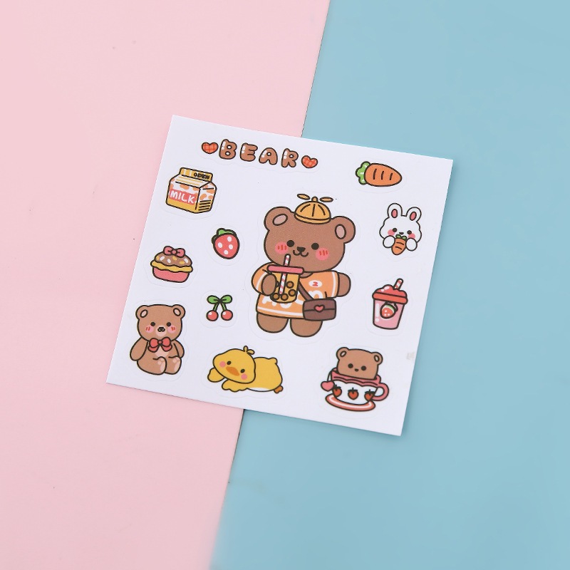 

Stiker lucu, stiker PVC transparan untuk botol, 1 buah