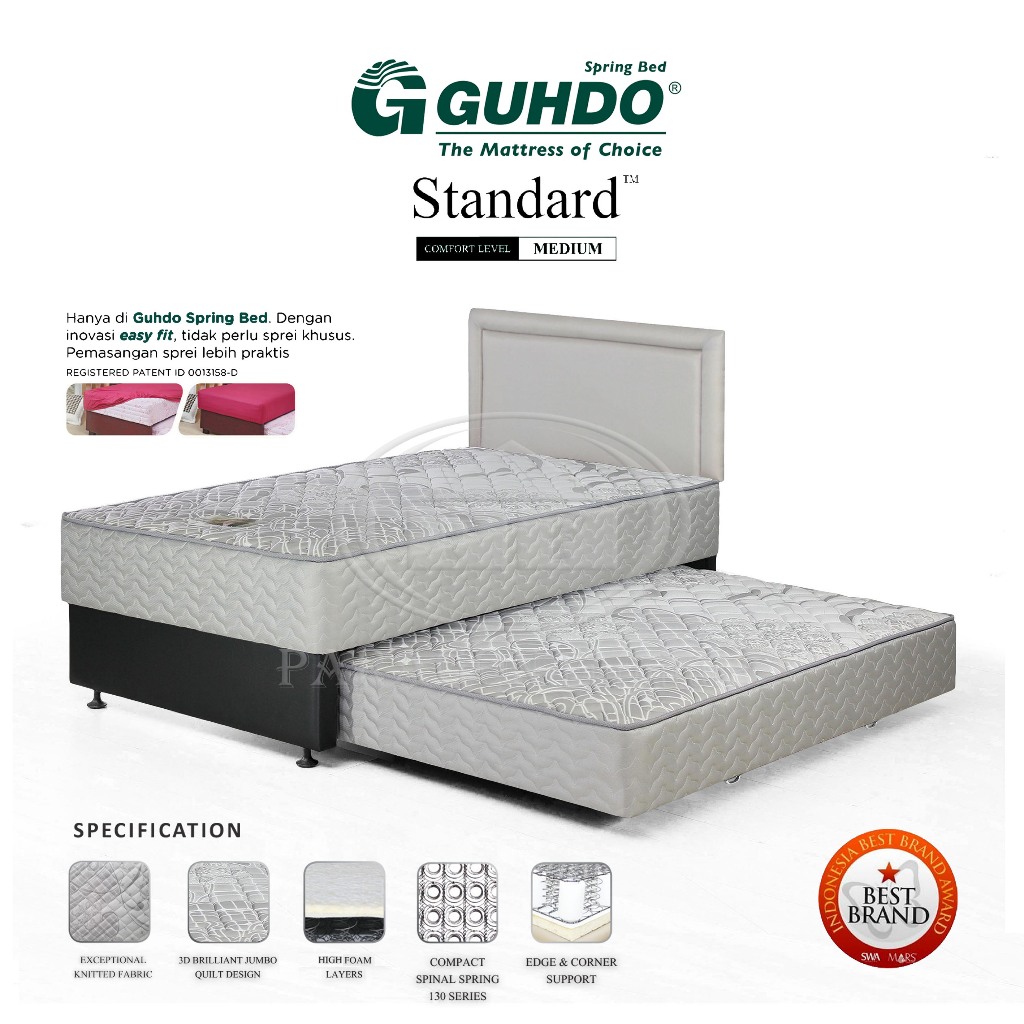 2in1 Standard 100x200 HB Prospine - Spring bed Guhdo Spring bed