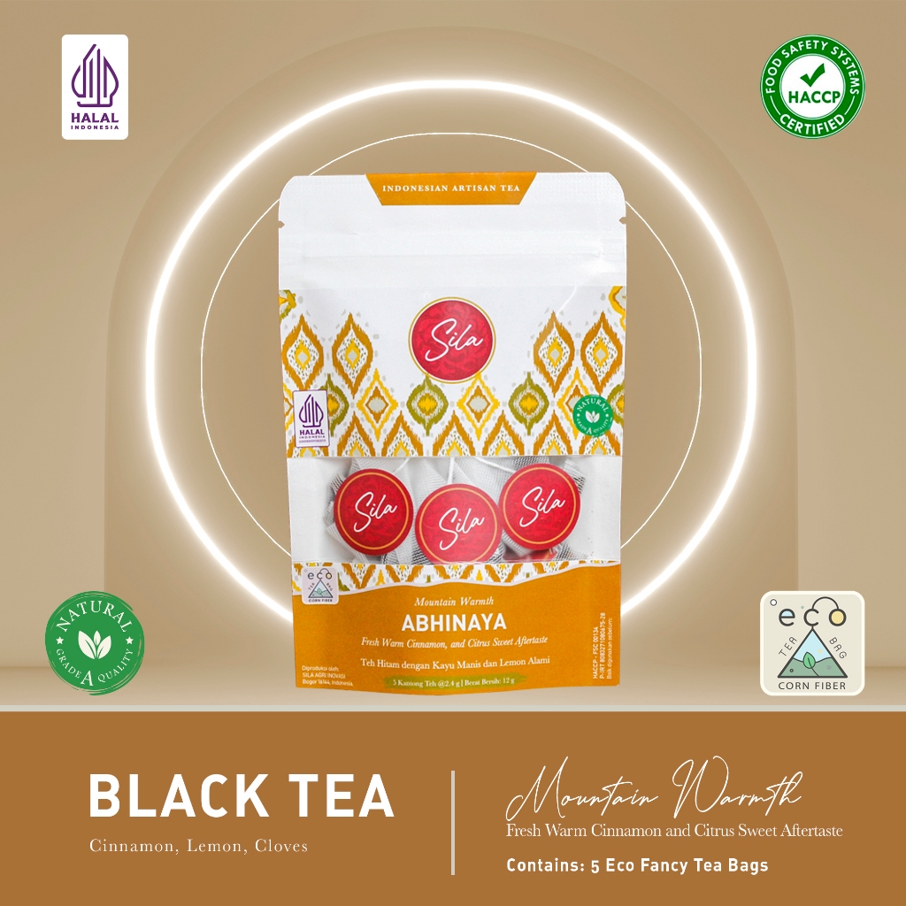 

Sila Artisan Tea - Abhinaya - White Kraft Pouch - Teh Premium - Black Tea
