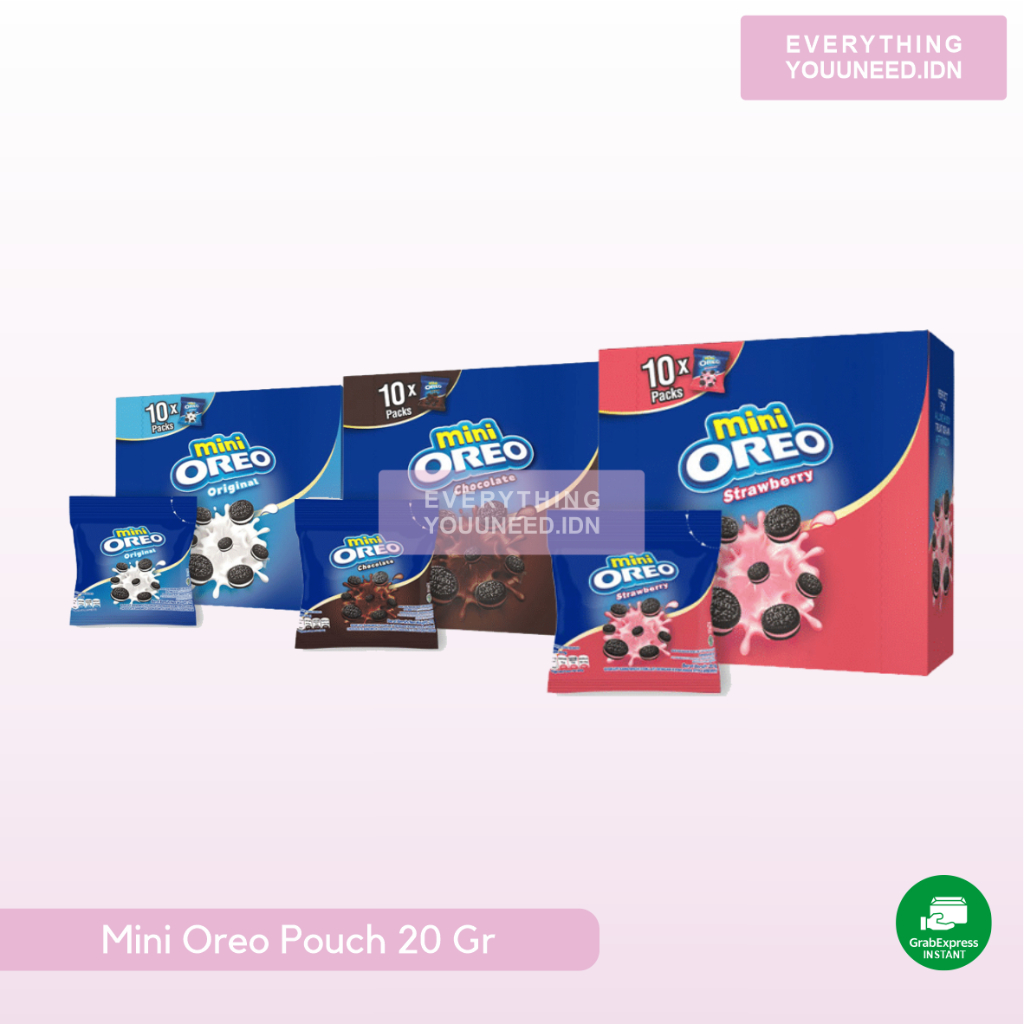 

Mini Oreo Biskuit Coklat Pouch 20g