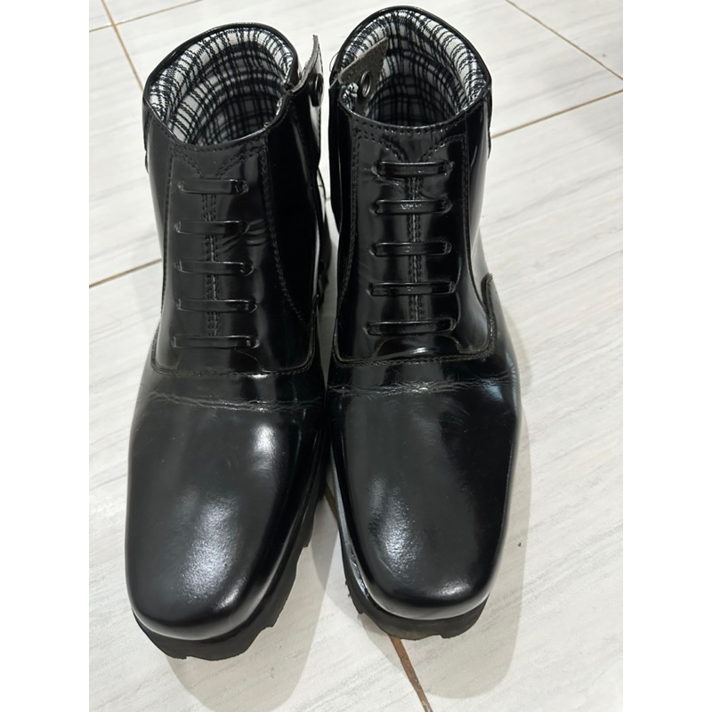 sepatu pdh Polri (preloved)