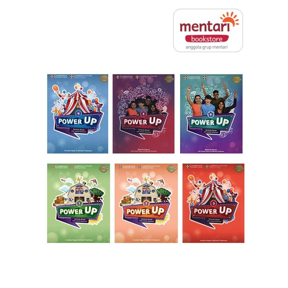 Mentari Bookstore | Power Up Activity Book with Online & Home Booklet | Buku Bahasa Inggris Jenjang 