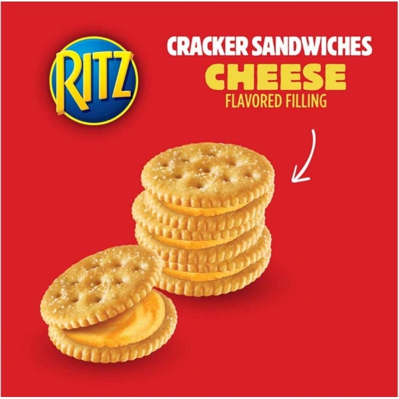 

RITZ CHEESE CRACKER SANDWICH 91GR