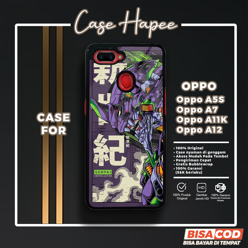 Case Oppo A5S A7 A11K A12 Casing Oppo A5S A7 A11K A12 [EVAN] Casehapee Case Glossy Case Aesthetic Cu