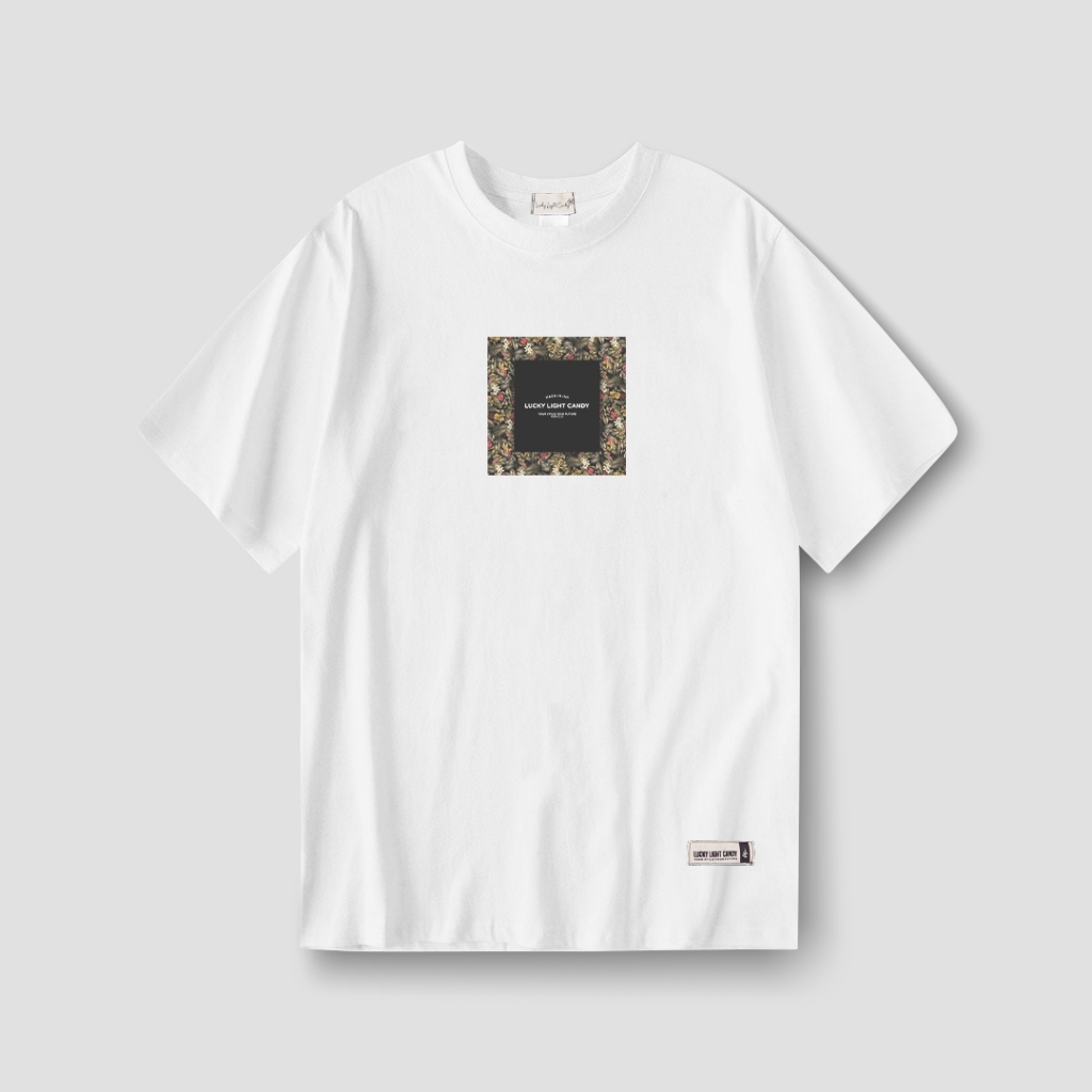Lucky Light Candy - Box Flower ( White / T-shirt )